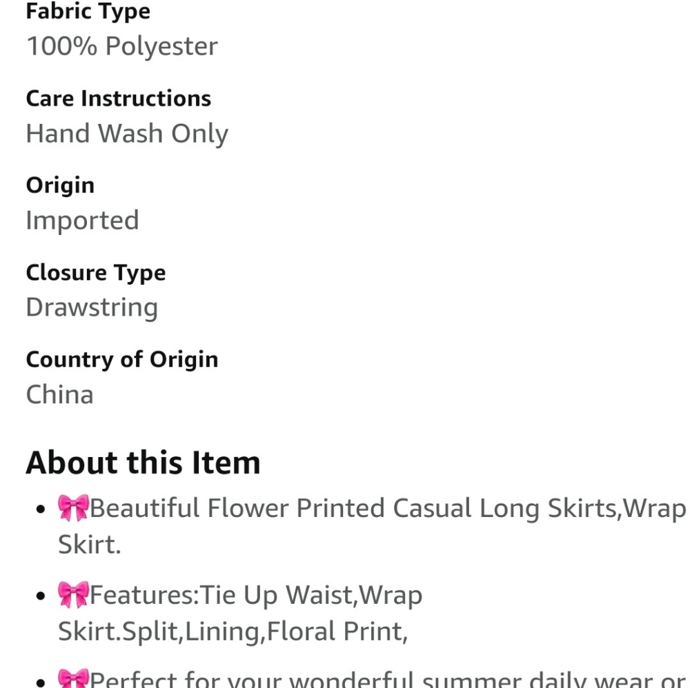 Women's wrap maxi skirt coverup - Picture 5 of 6